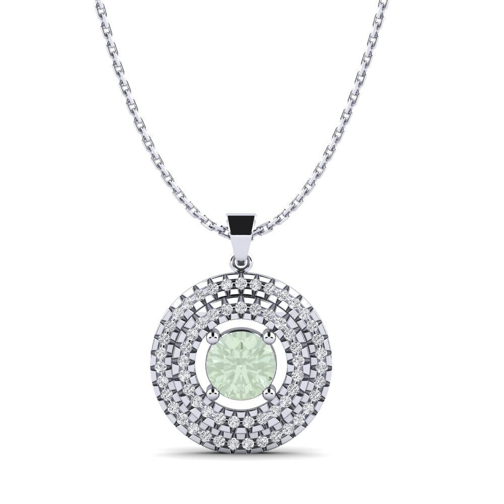 Green Amethyst Women's Pendant Isotta