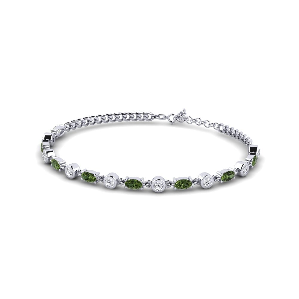Paladio Zafiro Verde Pulsera de Mujer Issimi