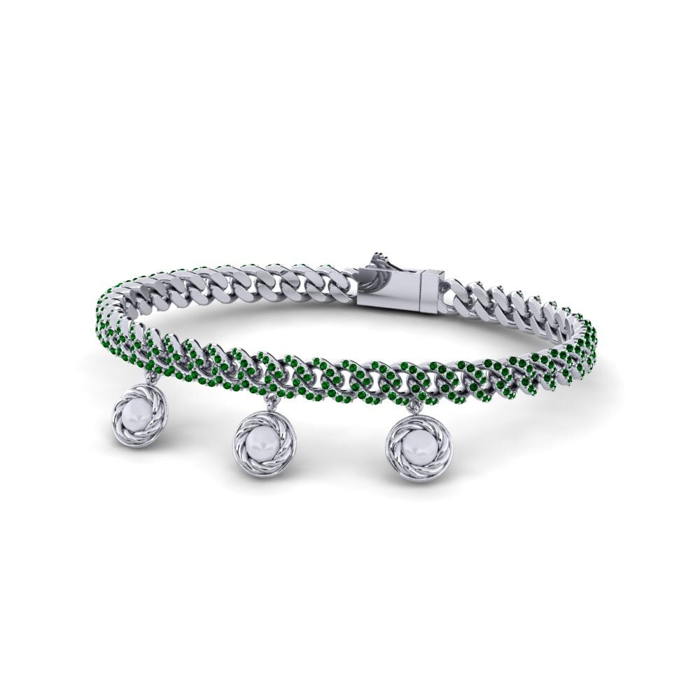 Green Zirconia Women's Bracelet Istock