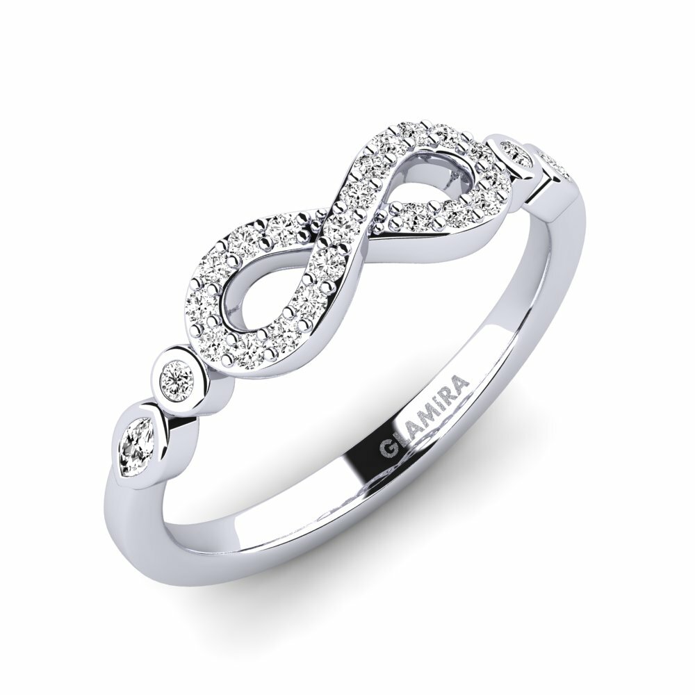 9k White Gold Ring Istorkia