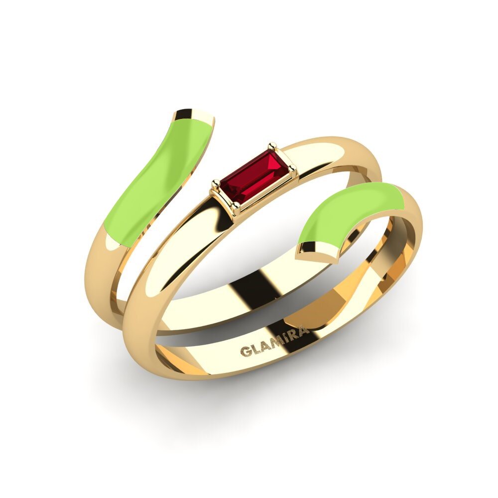 Circonita Roja Anillo Ithakis