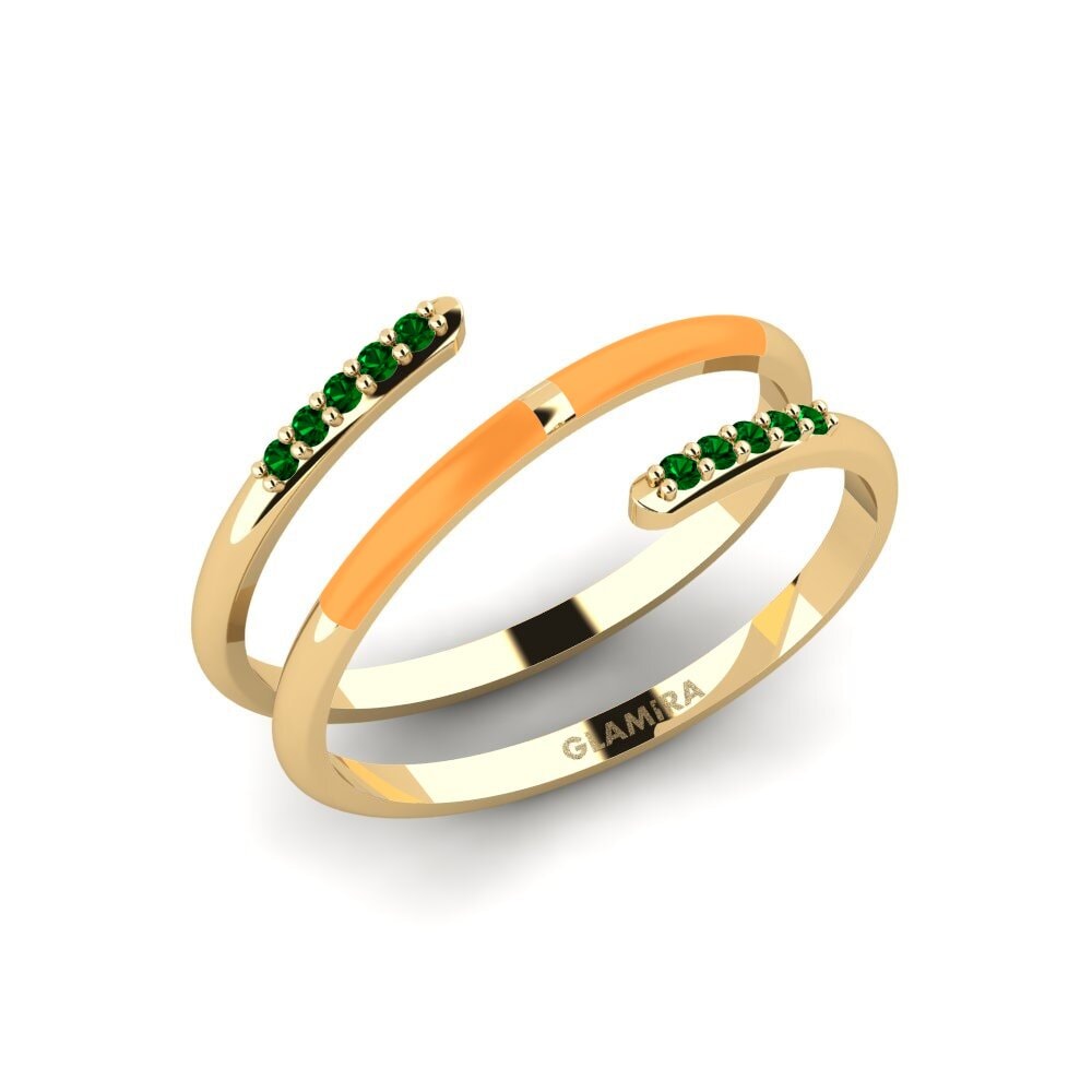 Grüner Zirkonia Ring Ithoca