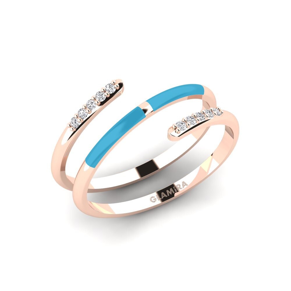14ct Rose Gold Ring Ithoca