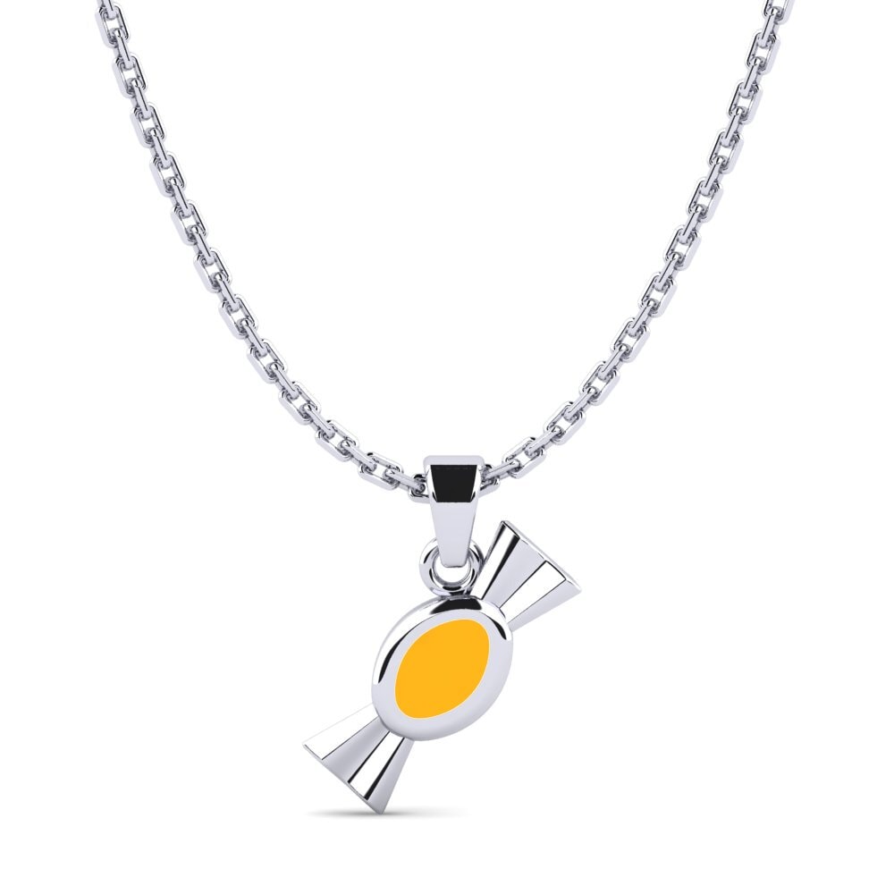 14ct White Gold Kid's Pendant Iwwerraschung