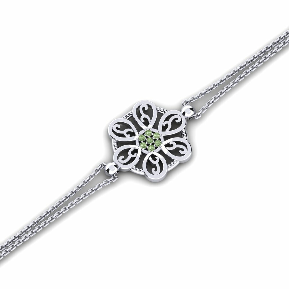 Diamant Vert Bracelet pour femme Izzardion