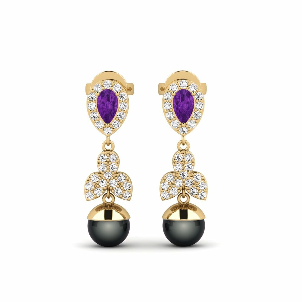 Amethyst Women's Earring Jabli