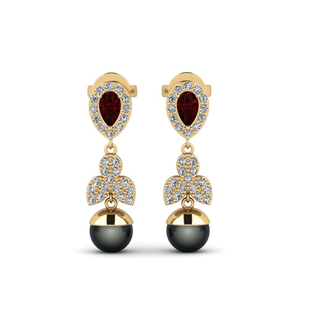 Garnet Women's Earring Jabli