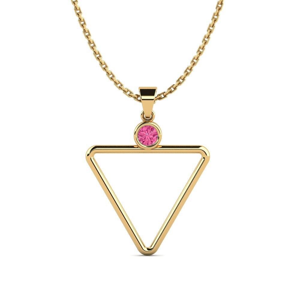 Pink Tourmaline Women's Pendant Jabrud