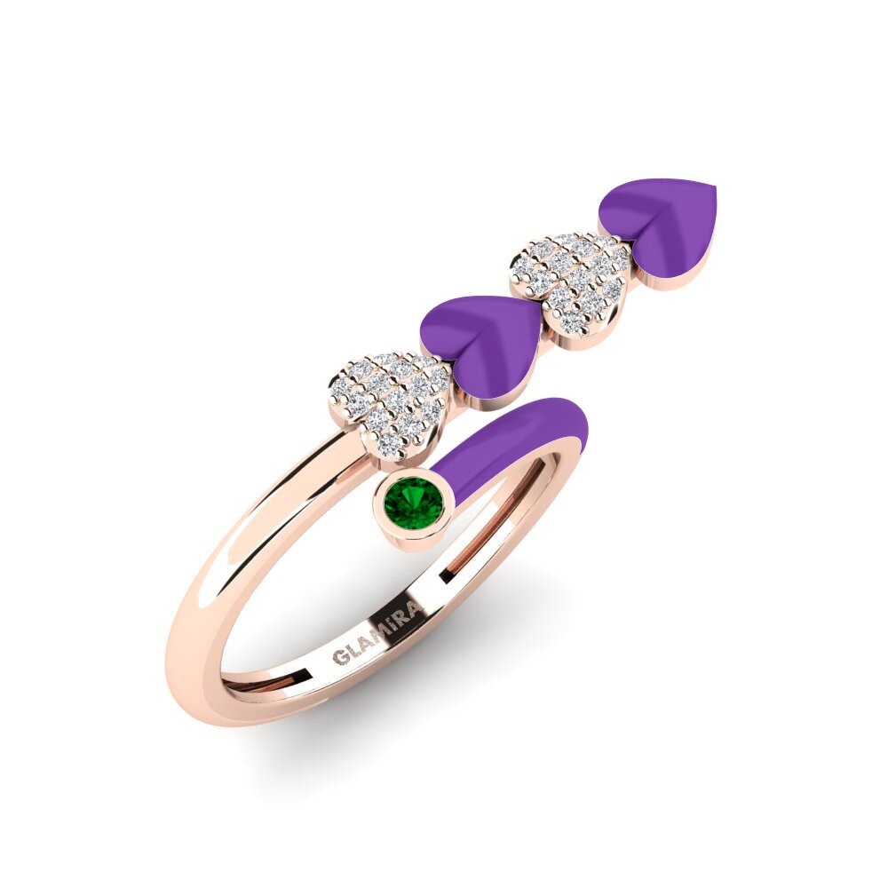 Grüner Zirkonia Ring Jacaylka