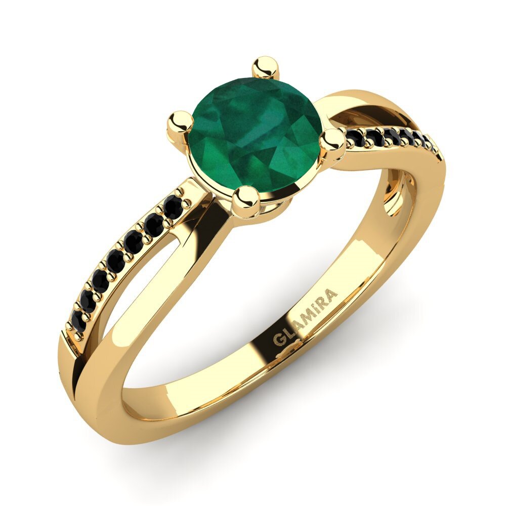 Bague De Fiançailles Or 18K Jaune Avec Diamant Taille émeraude Lab-cultivé 2.1 Carats - Taille 7.5 - Neuve