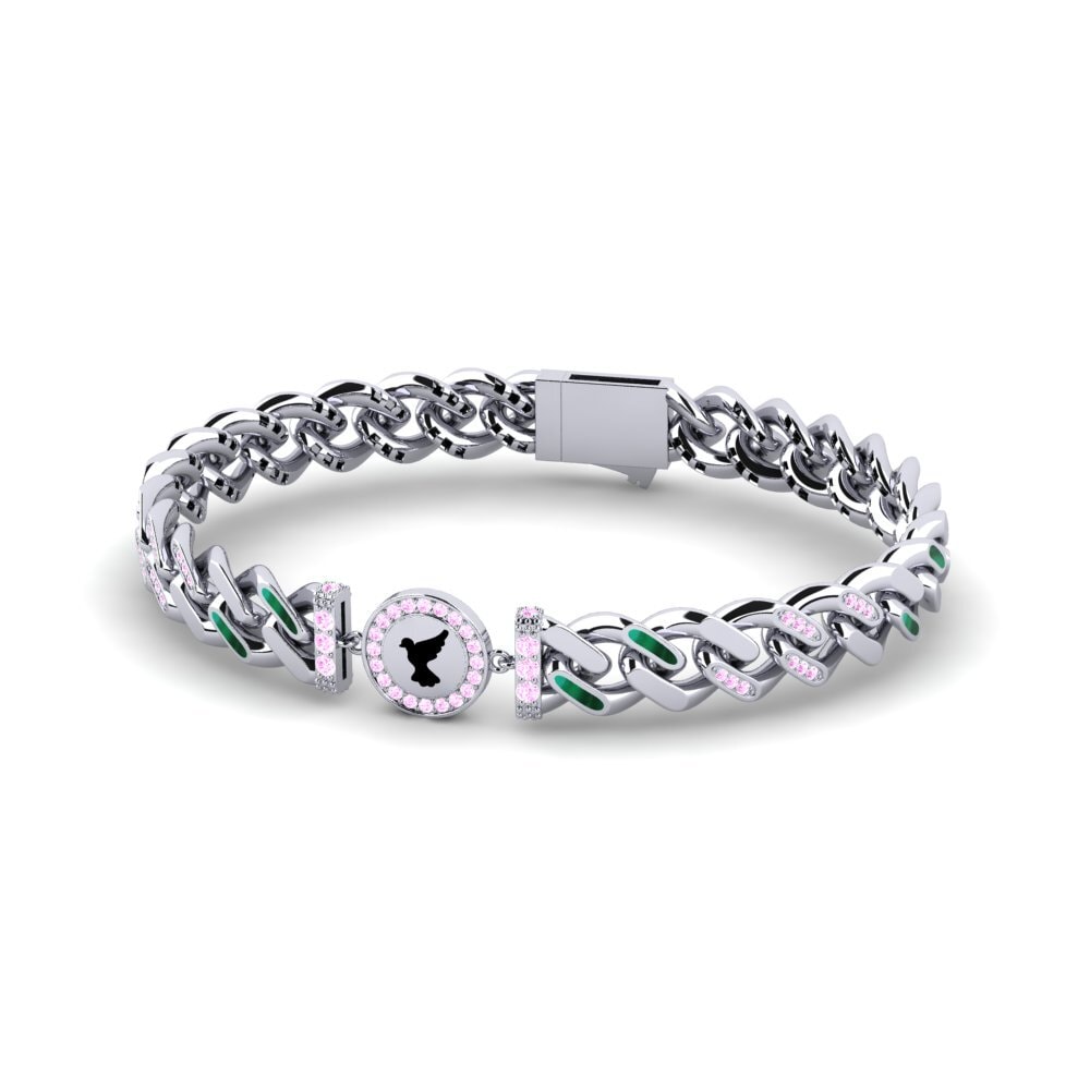 Pink Sapphire Women's Bracelet Jadersity