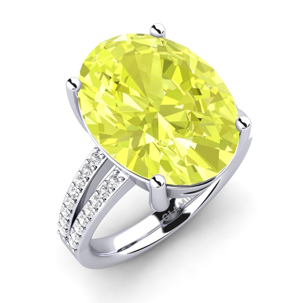 950 Palladium Ring Jadora