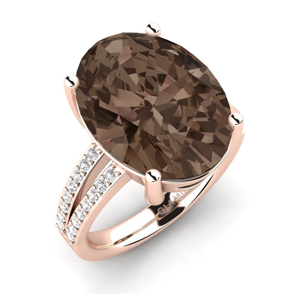 14ct Rose Gold Ring Jadora