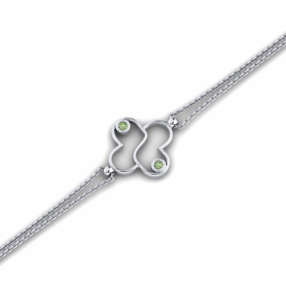 Diamant Vert Bracelet pour femme Jahoniras