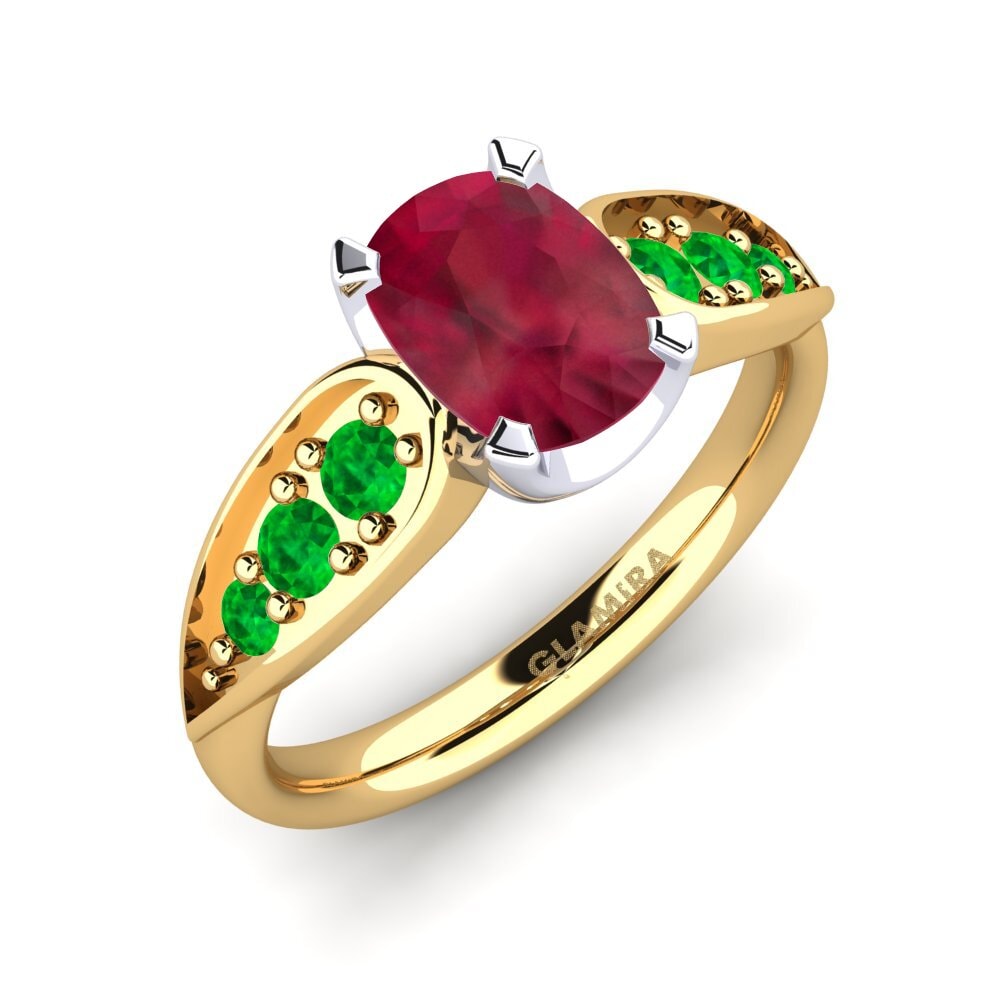 14k Yellow & White Gold Engagement Ring Jaleissa