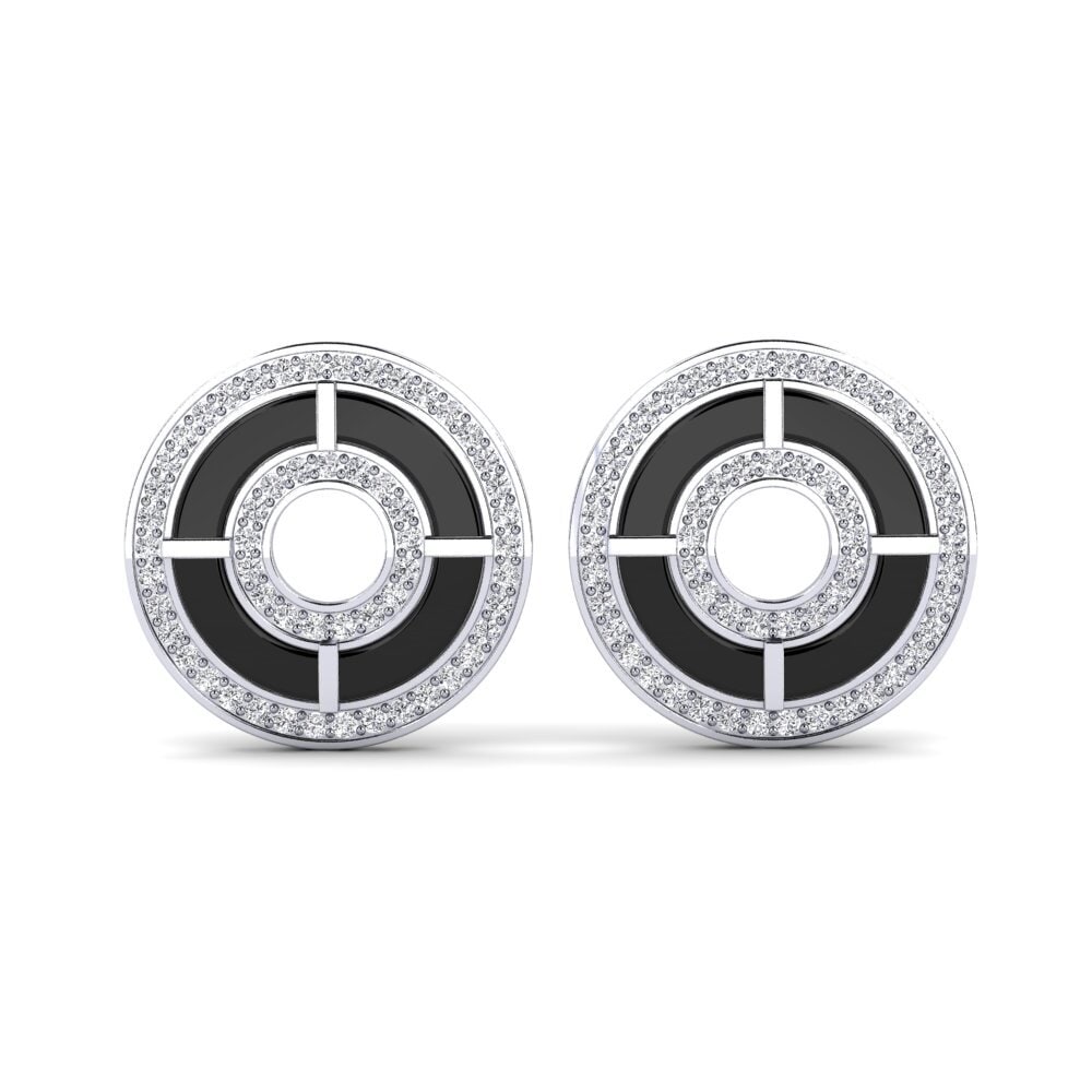 950 Palladium Diamond Women's Earring Janay