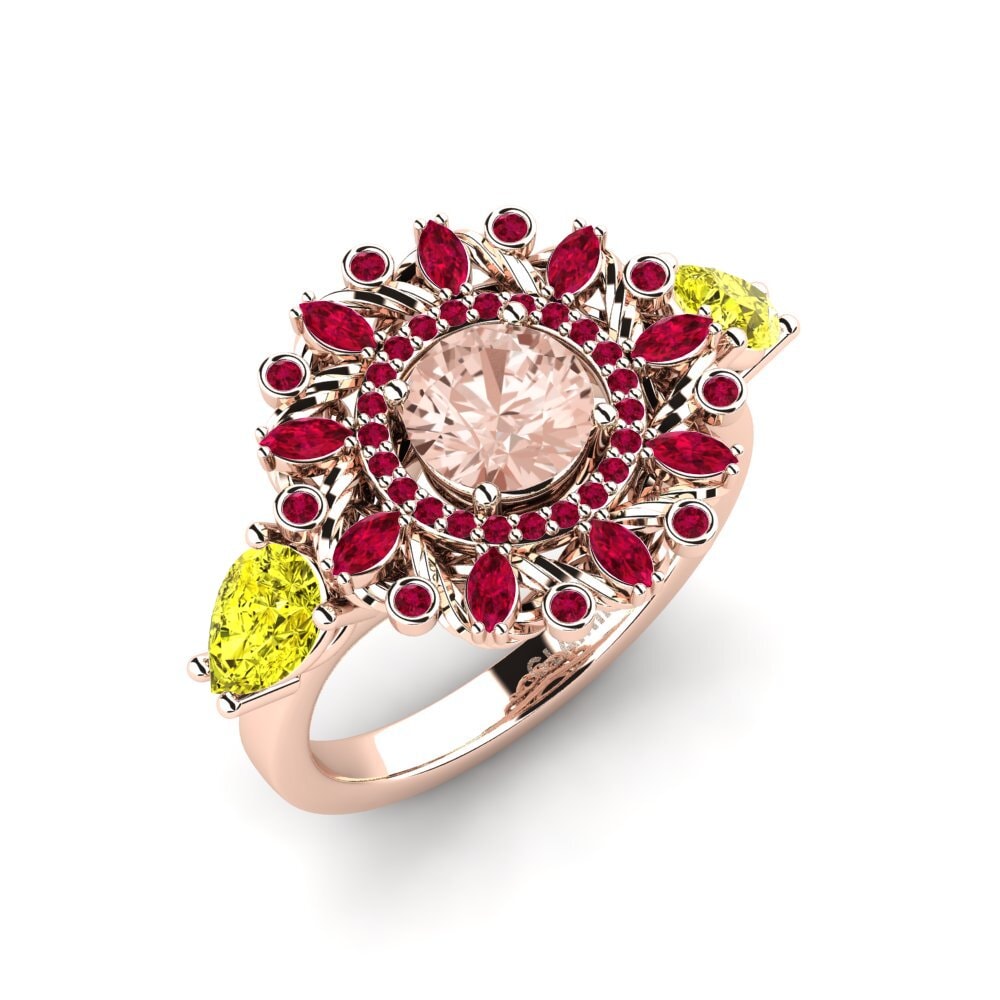 Morganite Engagement Ring Janeiro