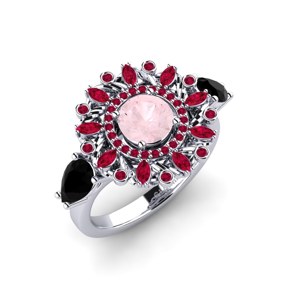 18ct White Gold Engagement Ring Janeiro