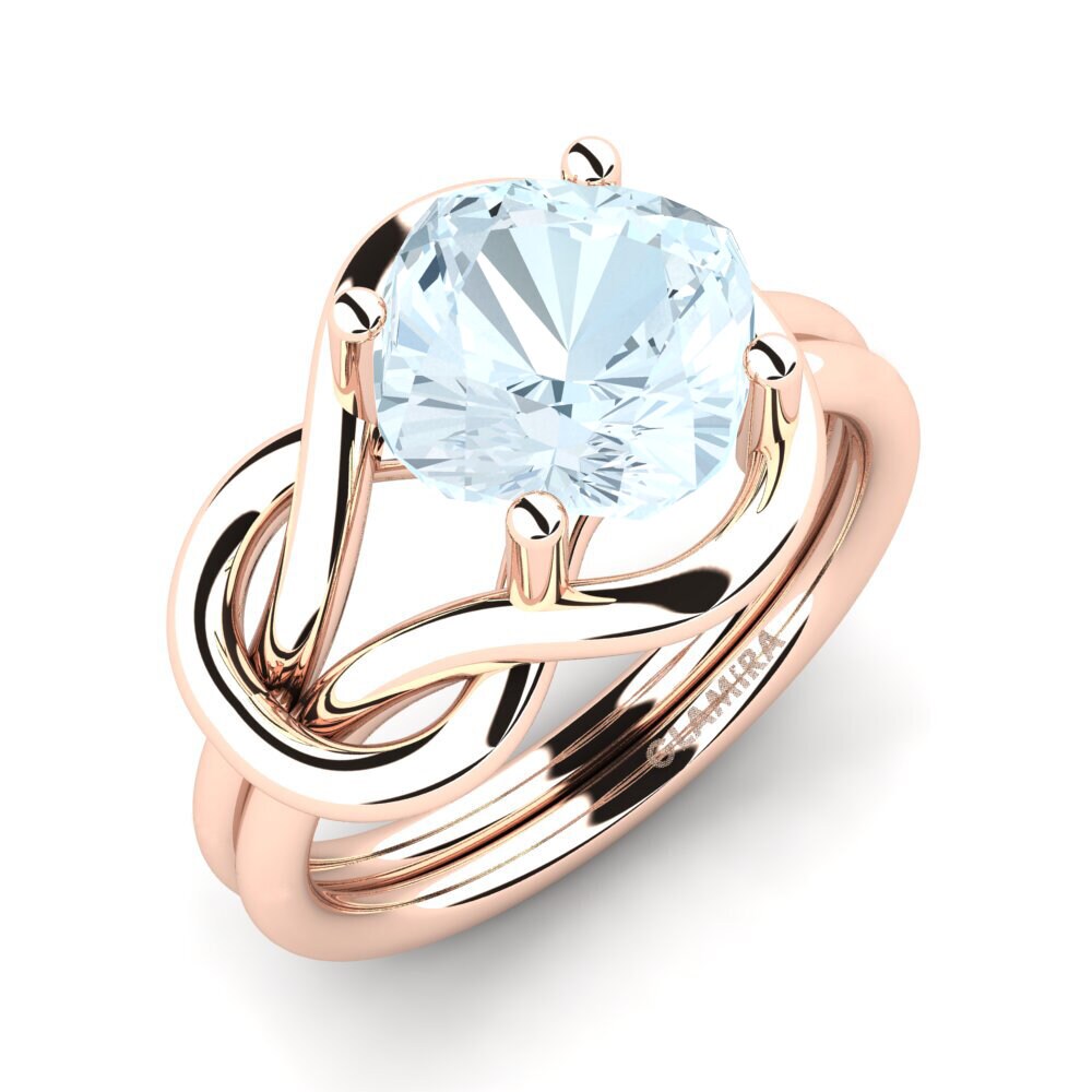 14ct Rose Gold Engagement Ring Janessa