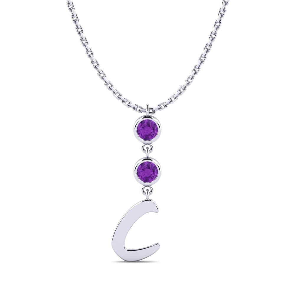 Amethyst Damen halskette Janey C