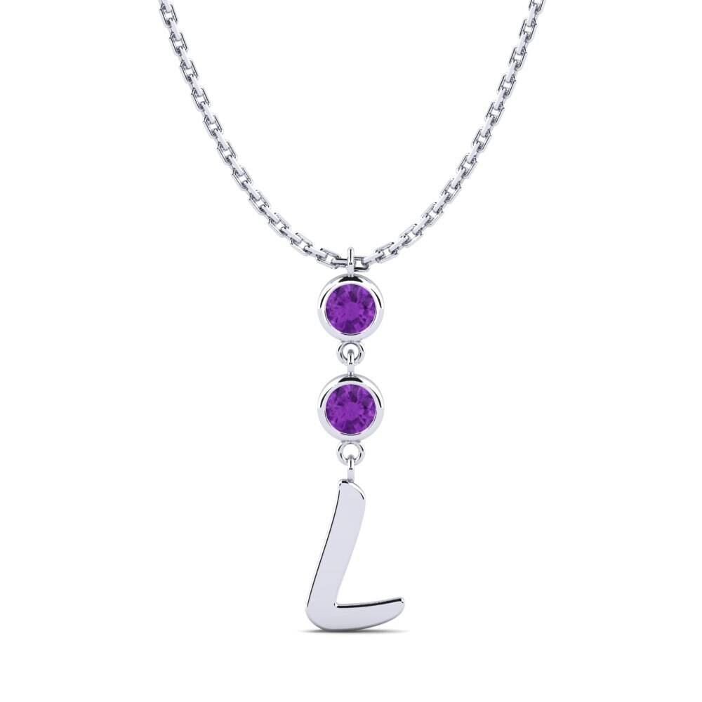 Amethyst Damen halskette Janey L