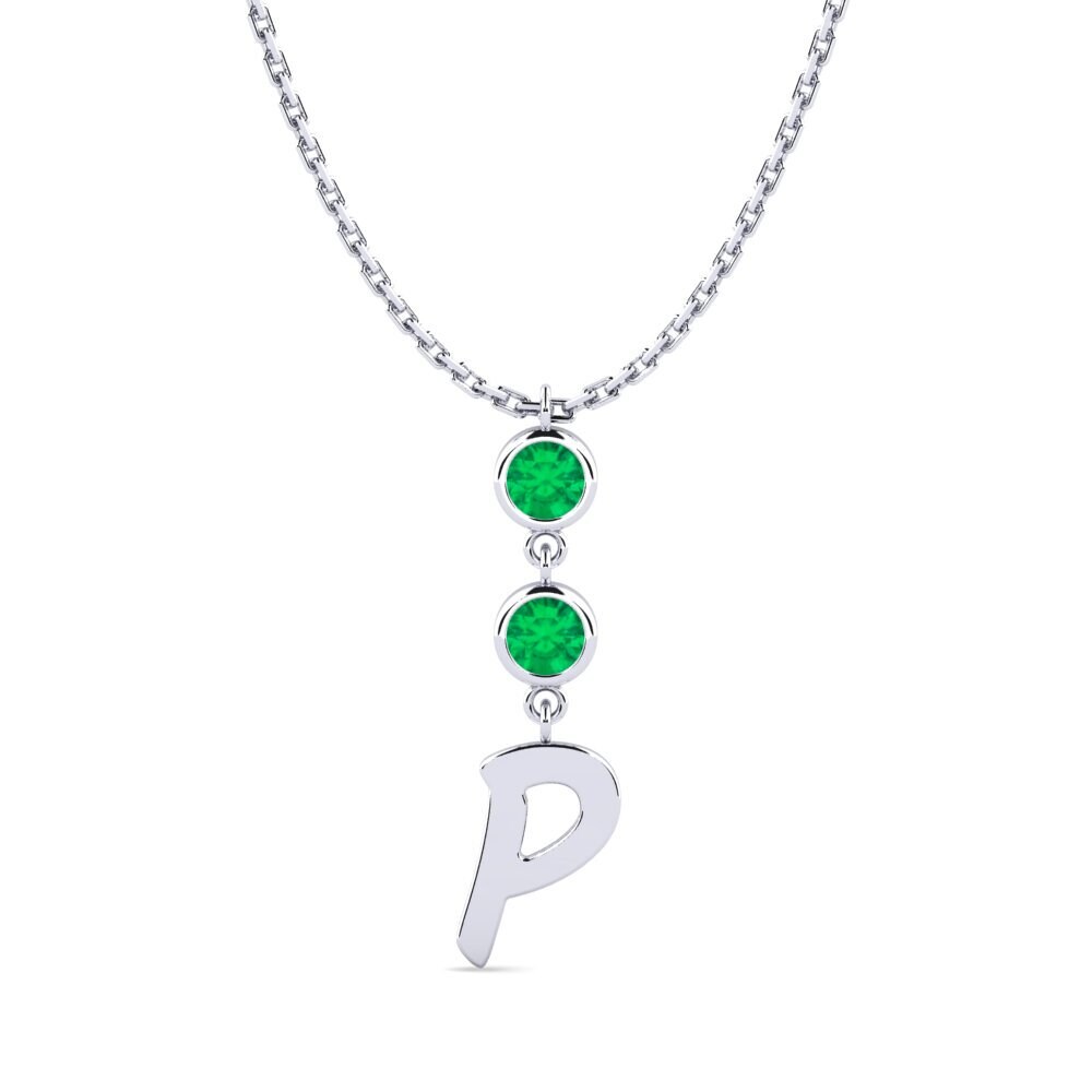 Smaragd Damen halskette Janey P