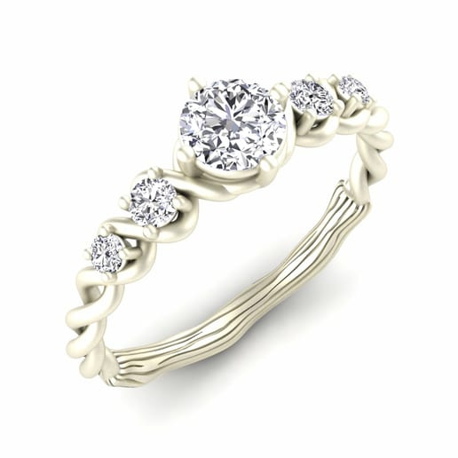 Ring Janiecere 585 White Gold & Diamond