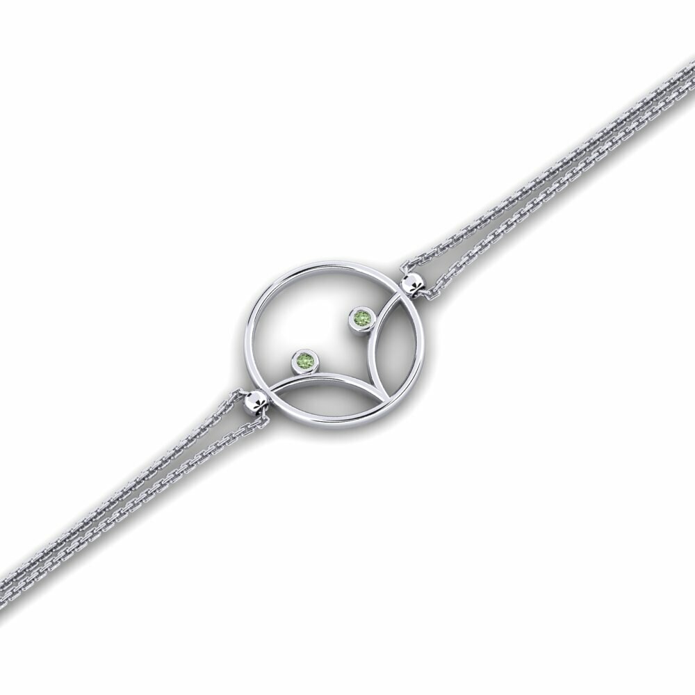 Diamant Vert Bracelet pour femme Janmalos