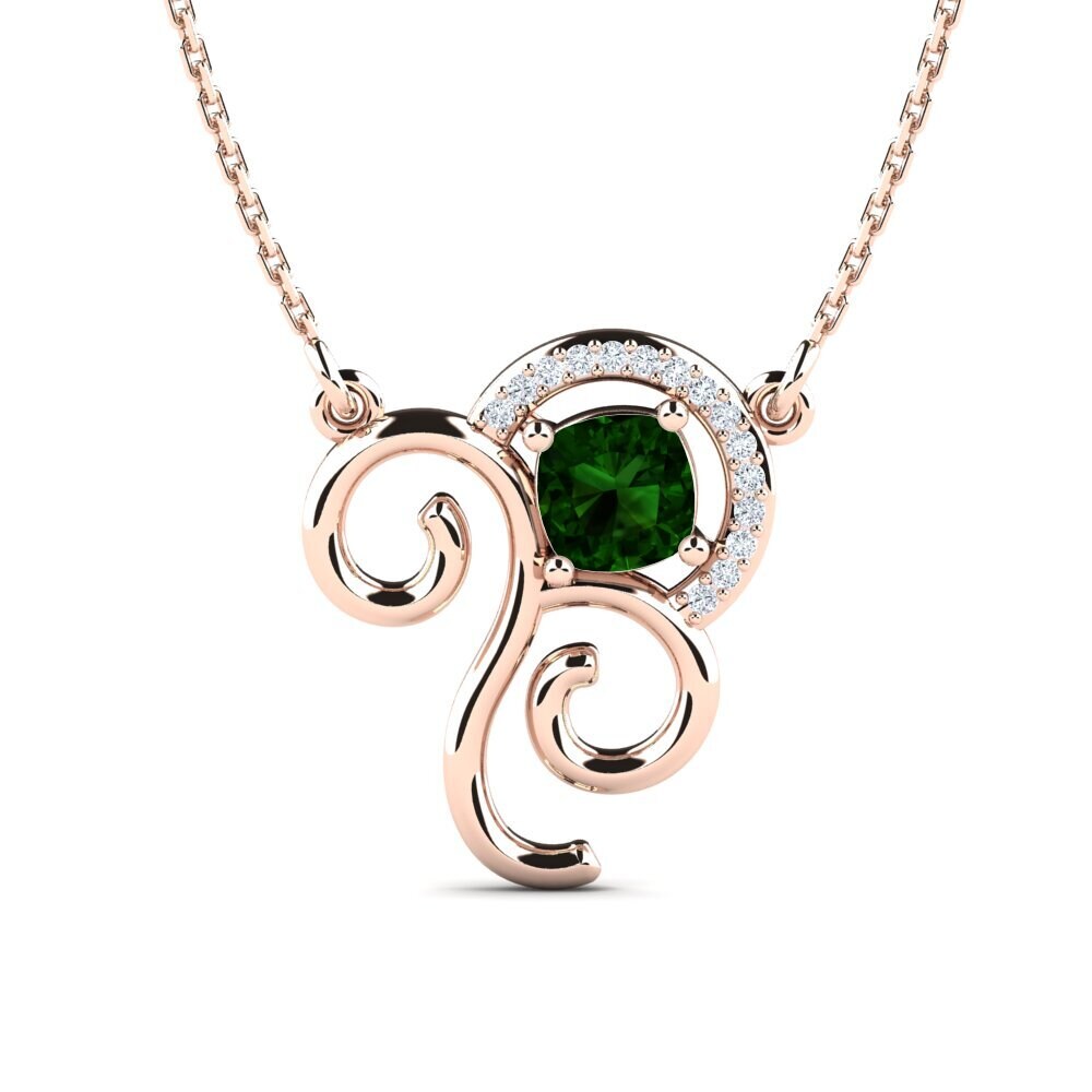 Green Tourmaline Women's Necklace Janneke