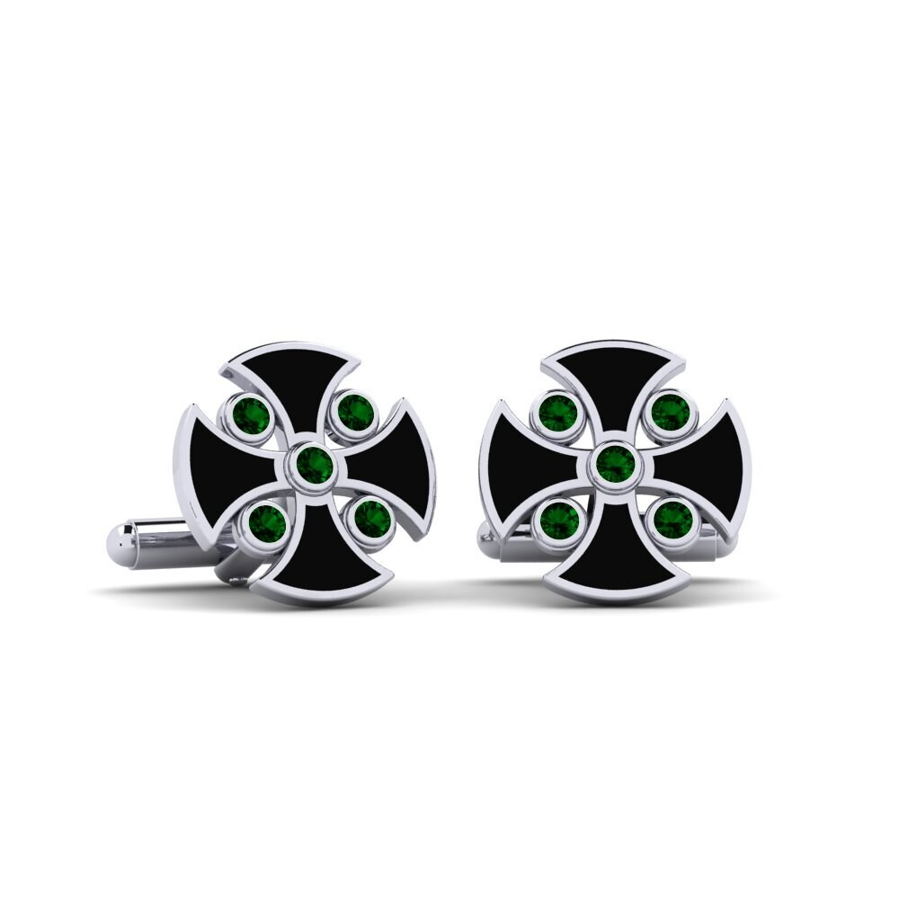 Green Zirconia Cufflink January
