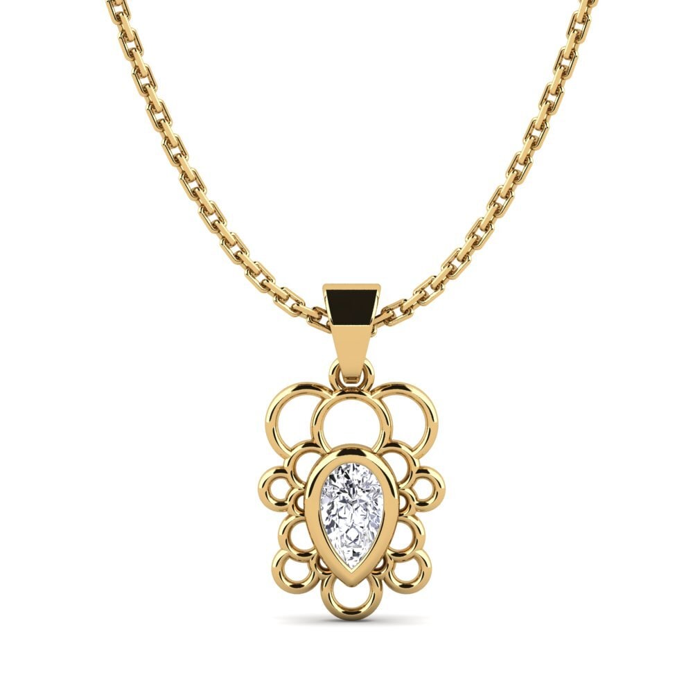 Diamant Damen anhänger Jaqueline