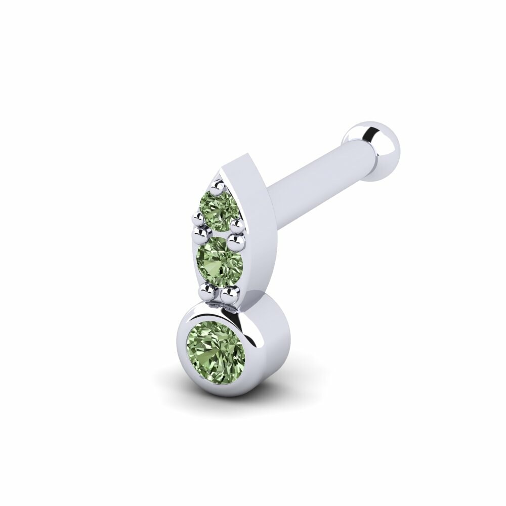 Groene Diamant Neus Pin Jarvan