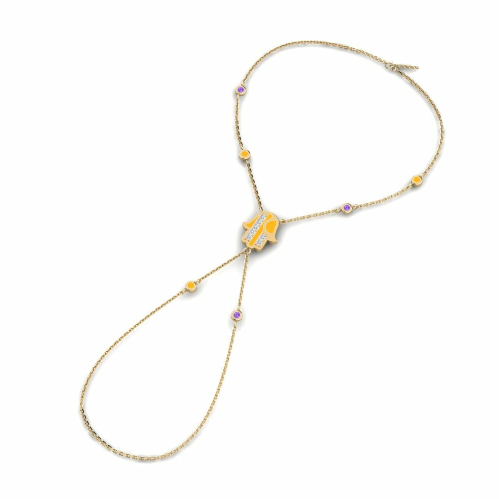 Améthyste Bracelet de main Jav