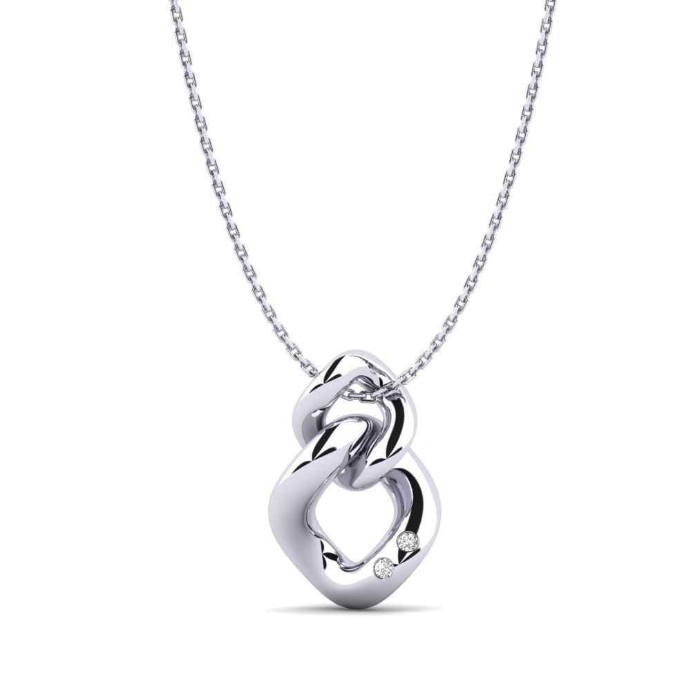 White sapphire Women's Pendant Javia