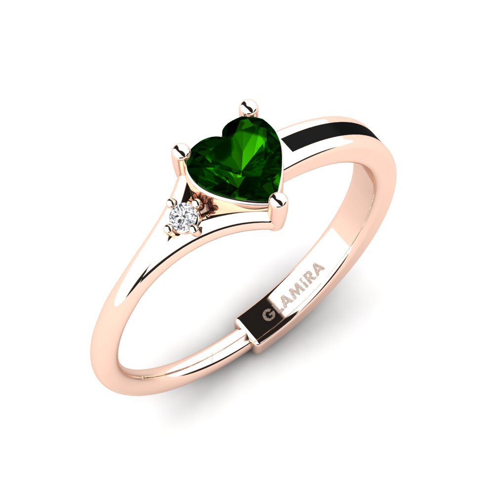Green Tourmaline Engagement Ring Jay