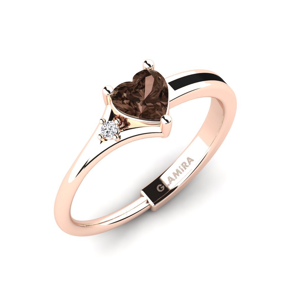 Smoky Quartz Engagement Ring Jay
