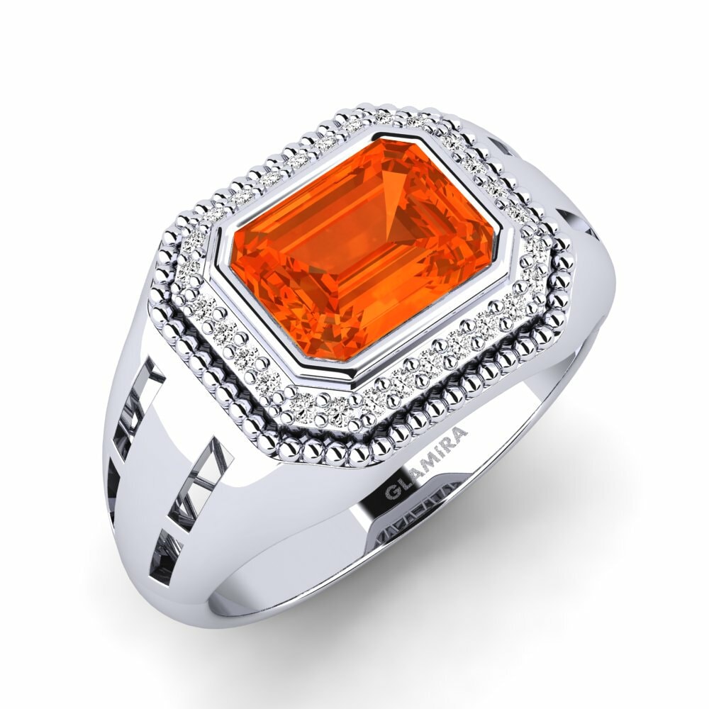 Fire-Opal Men's Ring Jaydena