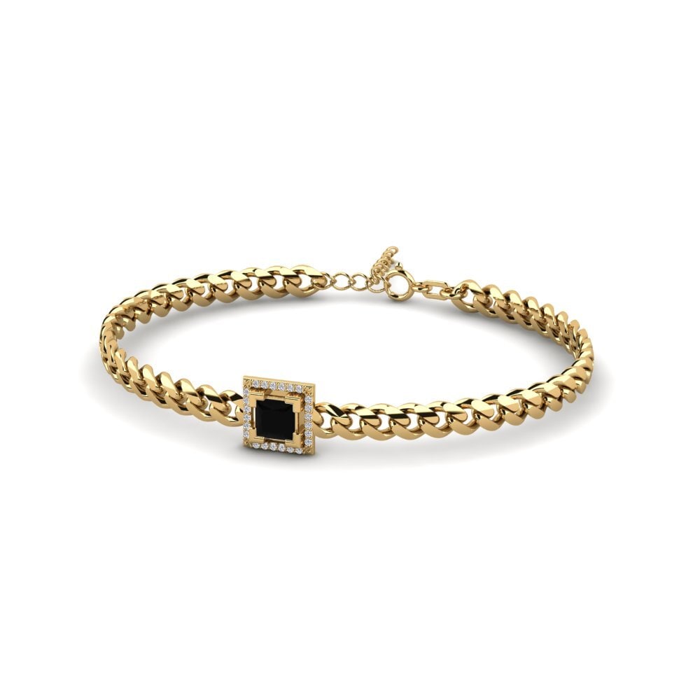Schwarzer Saphir Damen armband Jayla - Princess