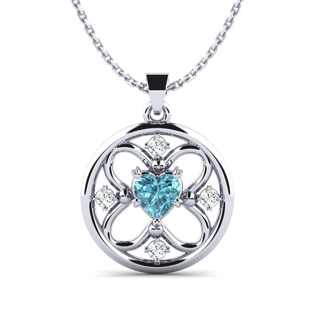 Blue Zircon Women's Pendant Jaymelin