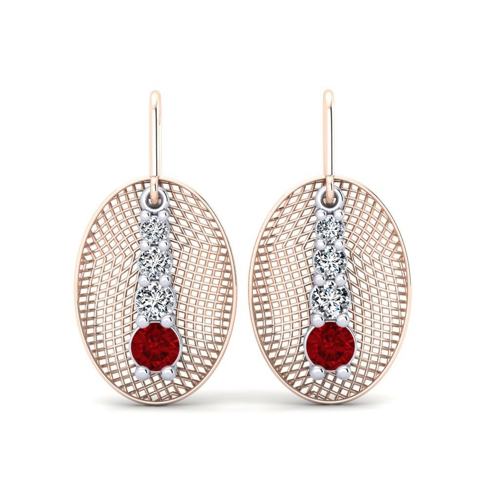 Swarovski Red Women's Earring Jeanelle