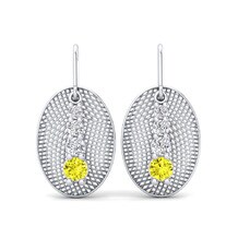 Fusion Yellow Diamond Earrings