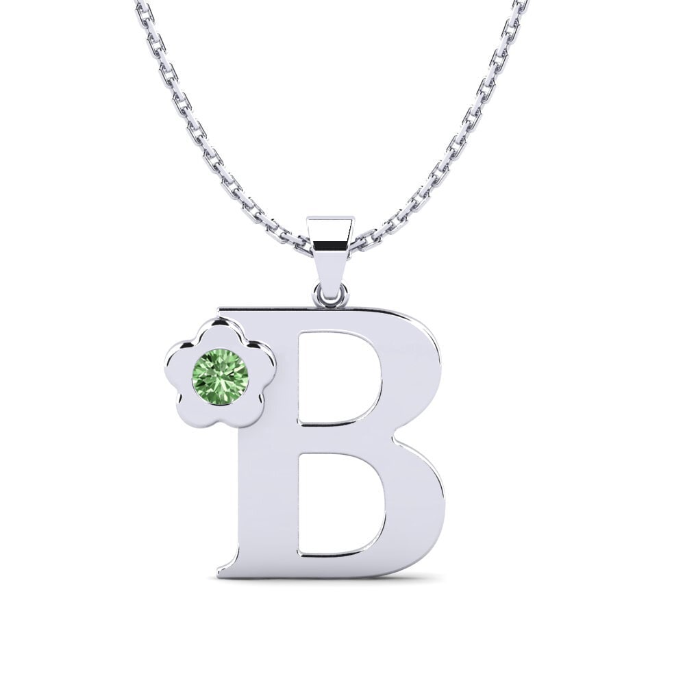 Grüner Diamant Damen anhänger Jeanmarie B