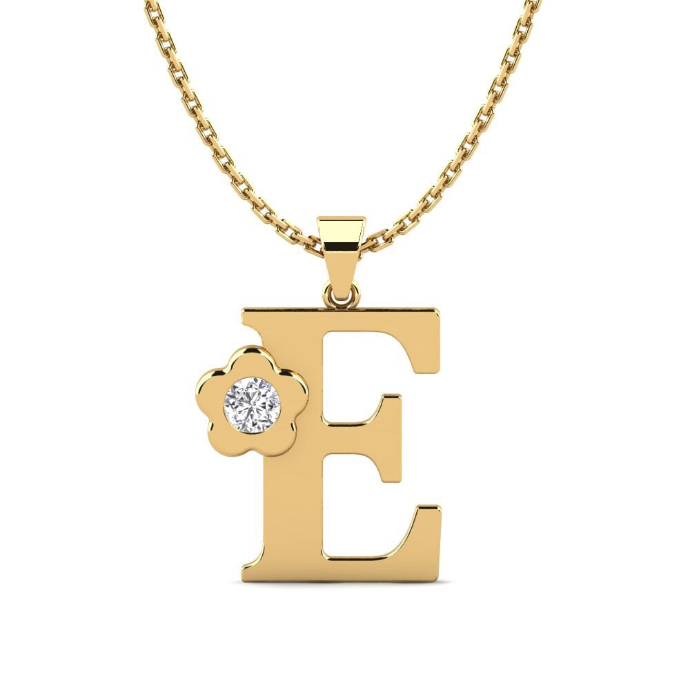 Round Diamond Women's Pendant Jeanmarie E