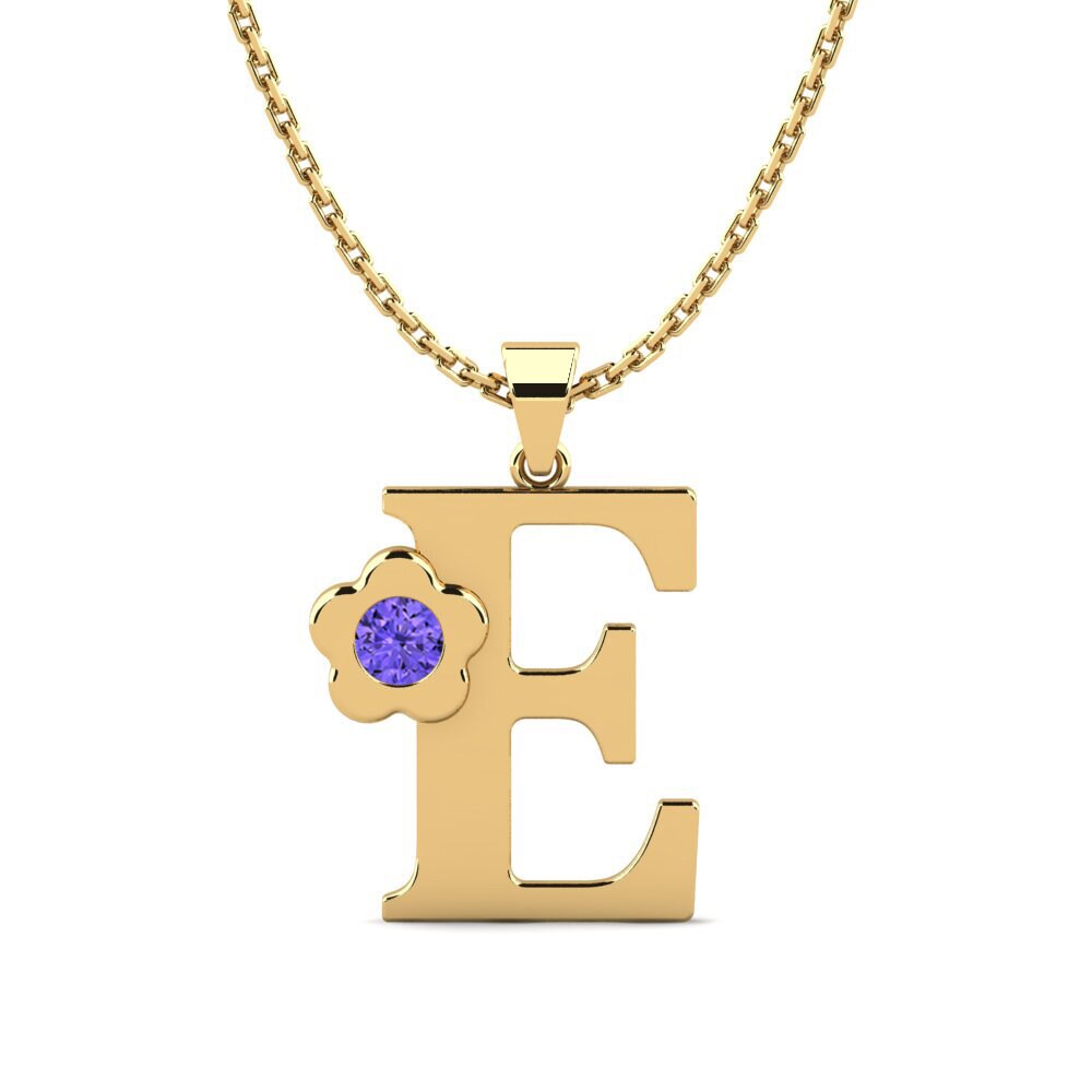 Round Tanzanite Women's Pendant Jeanmarie E