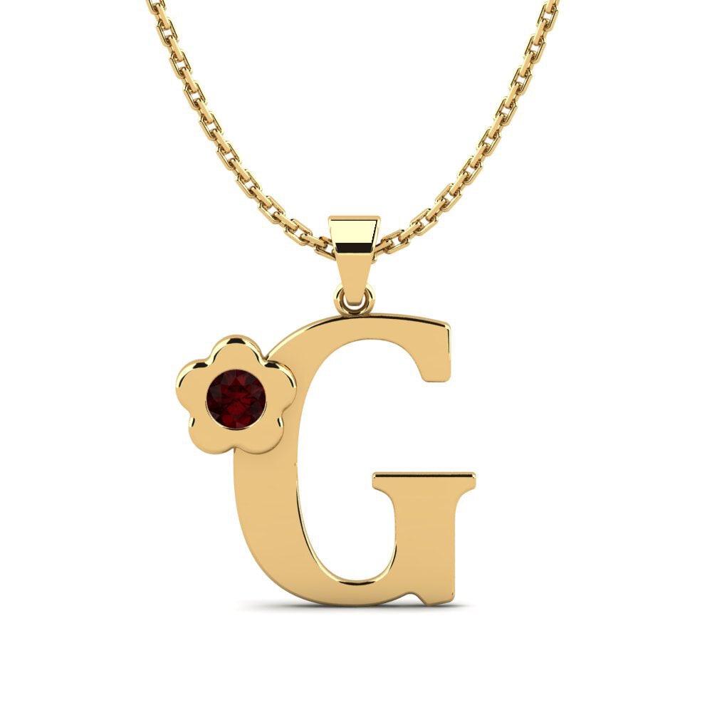 Granat Damen anhänger Jeanmarie G