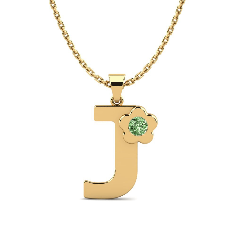 Grüner Diamant Damen anhänger Jeanmarie J