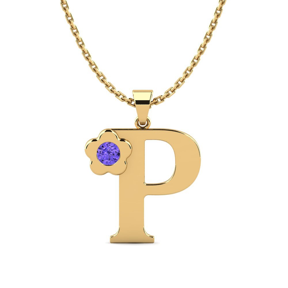 Round Tanzanite Women's Pendant Jeanmarie P