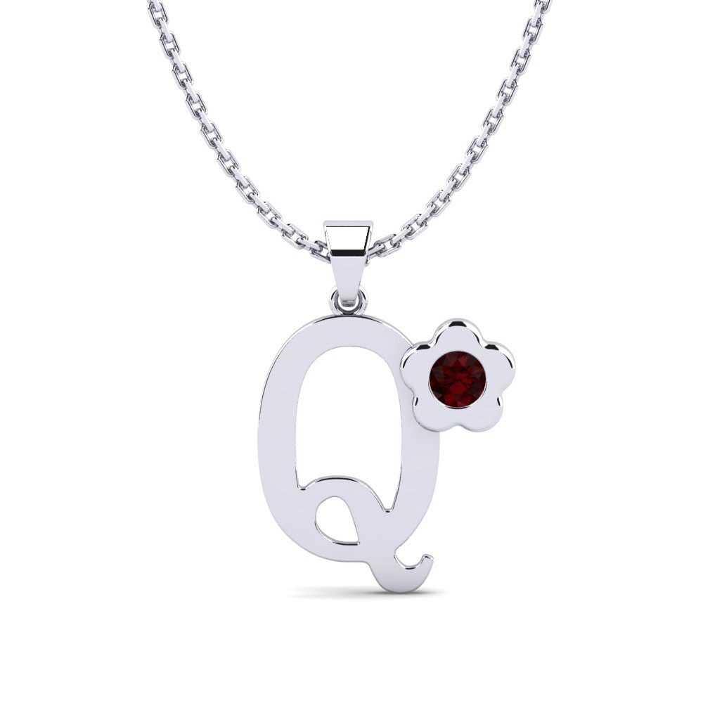 Granat Damen anhänger Jeanmarie Q