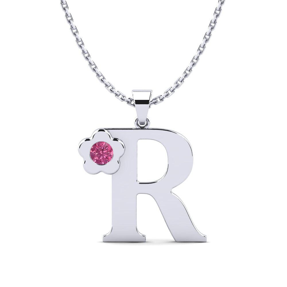 Rosa Turmalin Damen anhänger Jeanmarie R