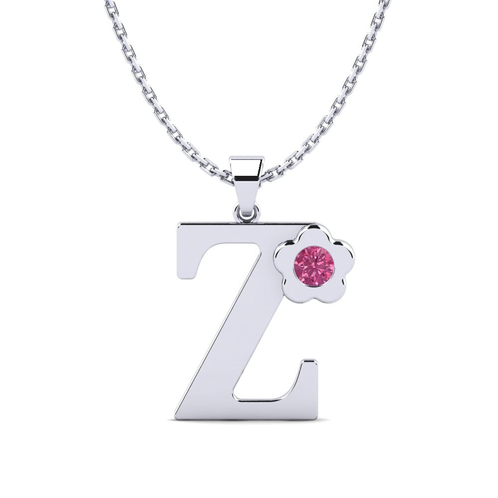 Rosa Turmalin Damen anhänger Jeanmarie Z